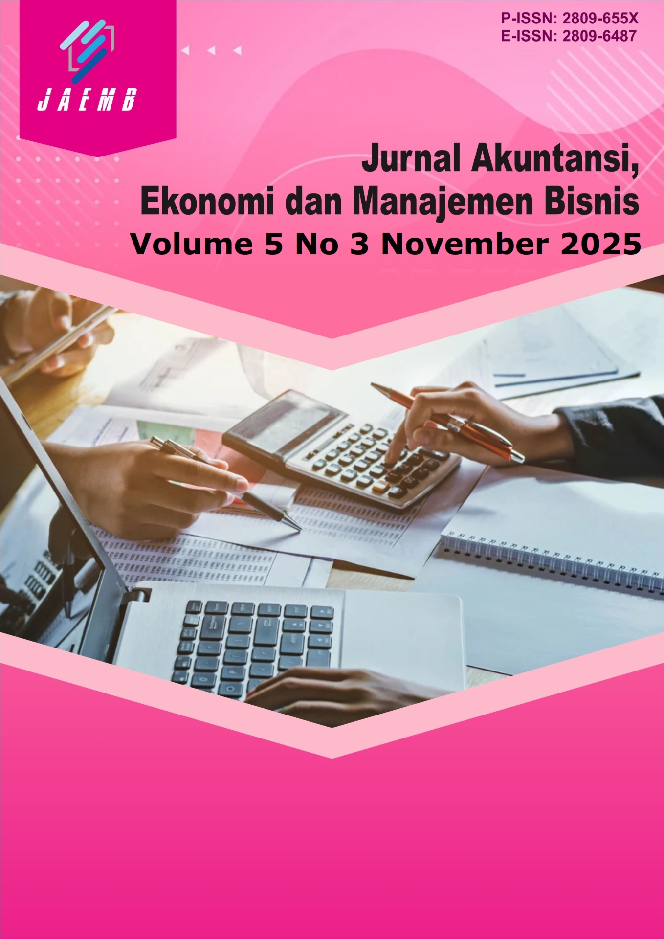 					View Vol. 5 No. 3 (2025): November : Jurnal Akuntansi, Ekonomi dan Manajemen Bisnis
				